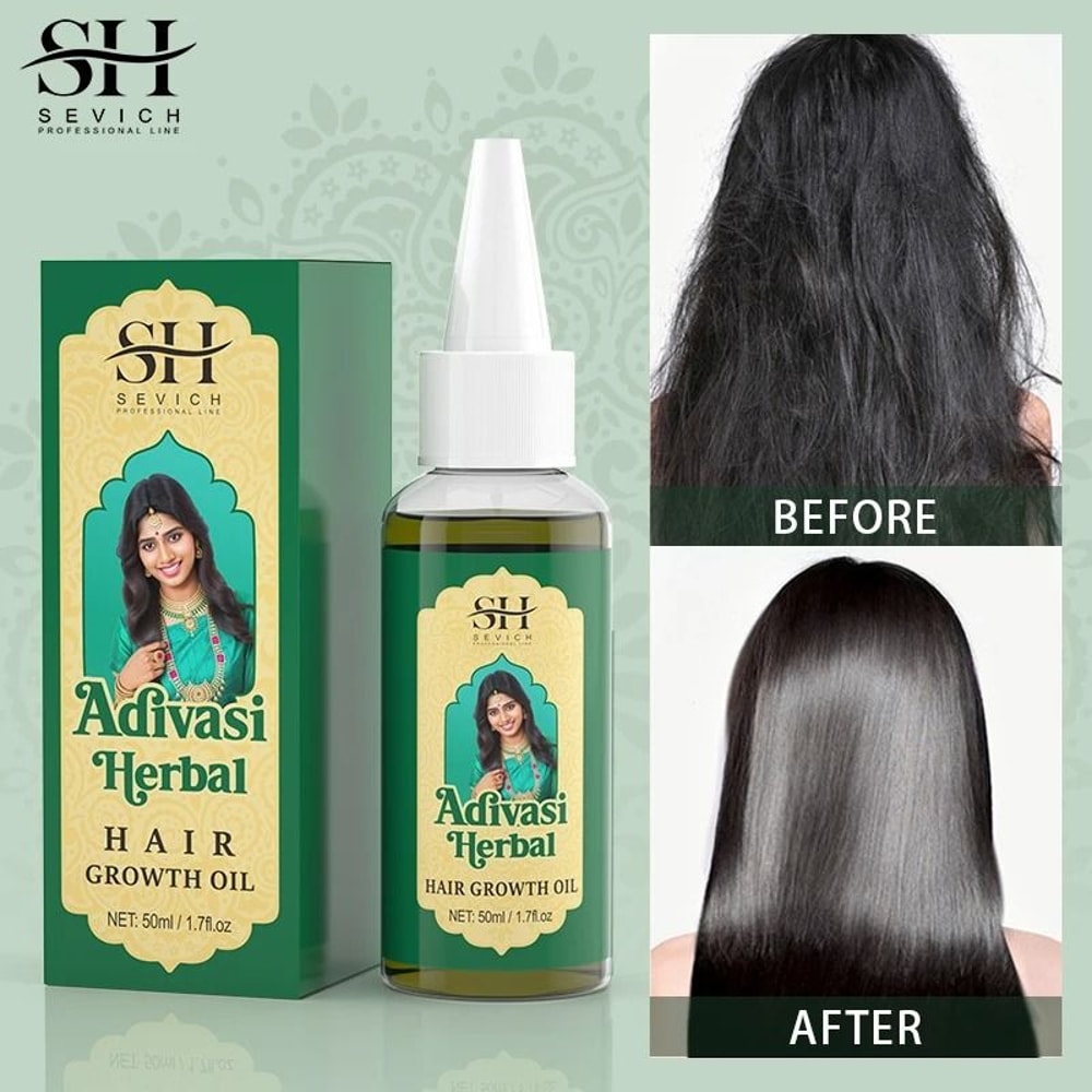 Adivasi Herbal Hair Growth Oil Ayurvedic Anti Hair Loss Treatment For Stronger Thicker Hair 2