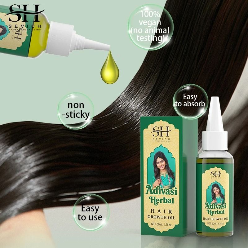 Adivasi Herbal Hair Growth Oil Ayurvedic Anti Hair Loss Treatment For Stronger Thicker Hair 3