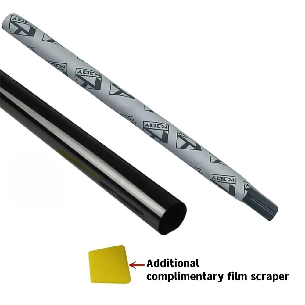 Black Car Window Tint Film  118 X 197 In UV Protection Heat Control Solar Foil For Car And Home Win