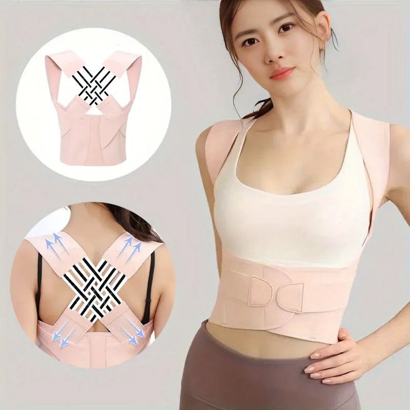 Posture Corrector For Women And Men Adjustable Shoulder Brace Back Straightener For Middle And Uppe 4