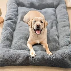 extra large plush dog bed sofa with thickened soft cushion and non slip base