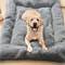Extra Large Plush Dog Bed Sofa With Thickened Soft Cushion And Non Slip Base 0