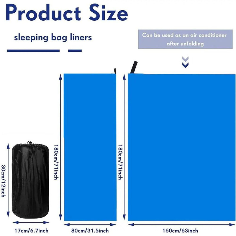 Fleece Sleeping Bag Liner Lightweight Travel Sheet For Camping And Outdoor Adventures 1