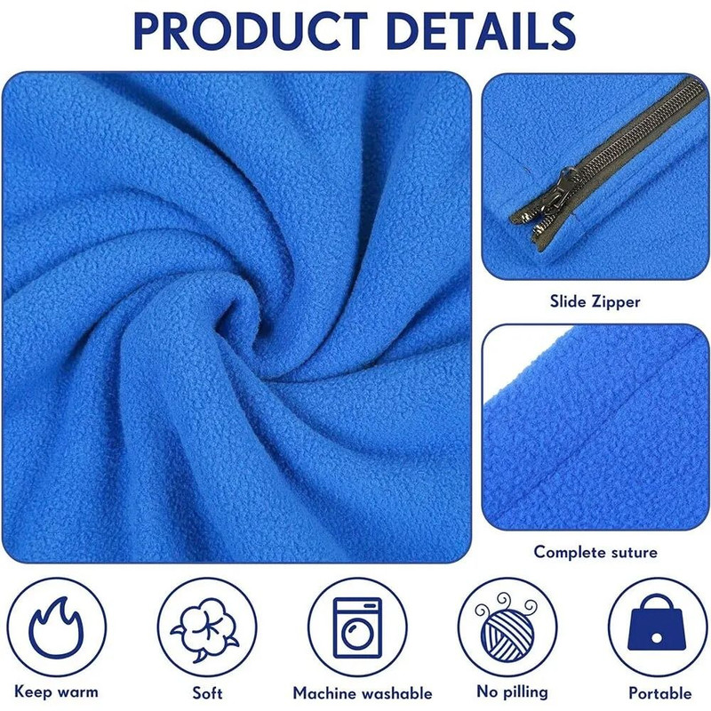 Fleece Sleeping Bag Liner Lightweight Travel Sheet For Camping And Outdoor Adventures 2