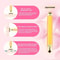 24K Gold Beauty Roller Vibrating Face Massager For Skin Tightening And Lifting 5
