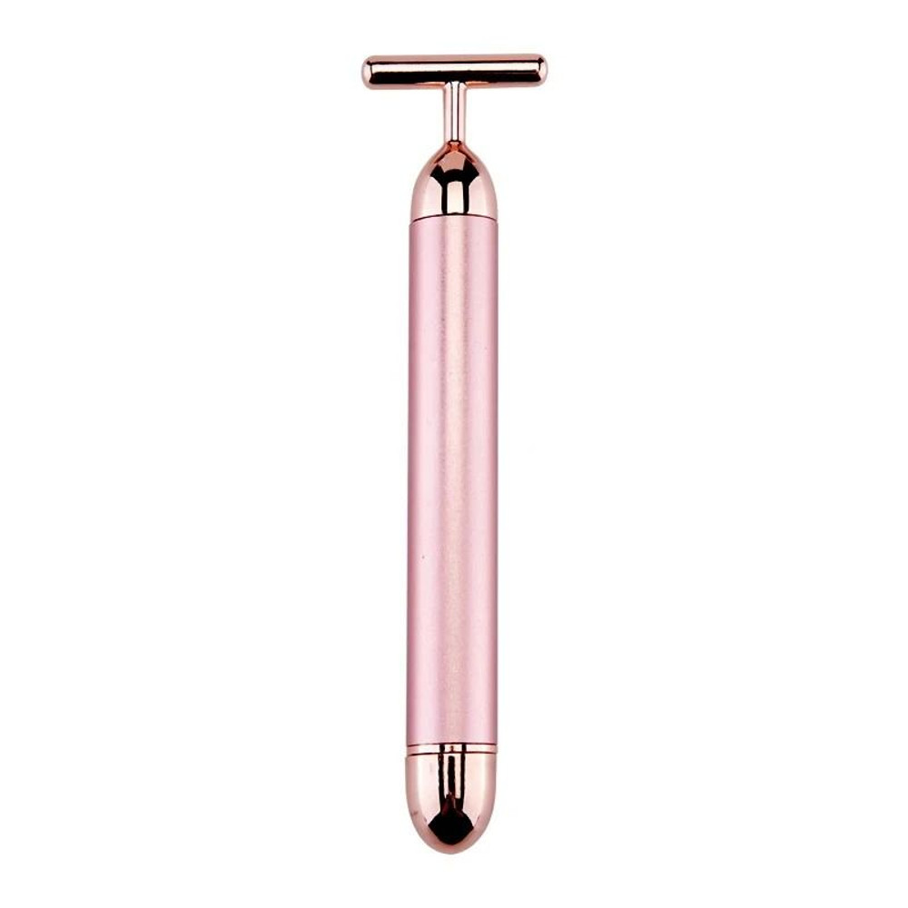 24K Gold Beauty Roller Vibrating Face Massager For Skin Tightening And Lifting 7