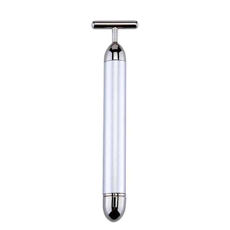 24K Gold Beauty Roller Vibrating Face Massager For Skin Tightening And Lifting 13