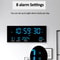 Digital Large Wall Clock Alarm Temperature Date Calendar Display 8 Sets Of Alarm Clocks 14 Electron 3