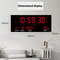 Digital Large Wall Clock Alarm Temperature Date Calendar Display 8 Sets Of Alarm Clocks 14 Electron 4