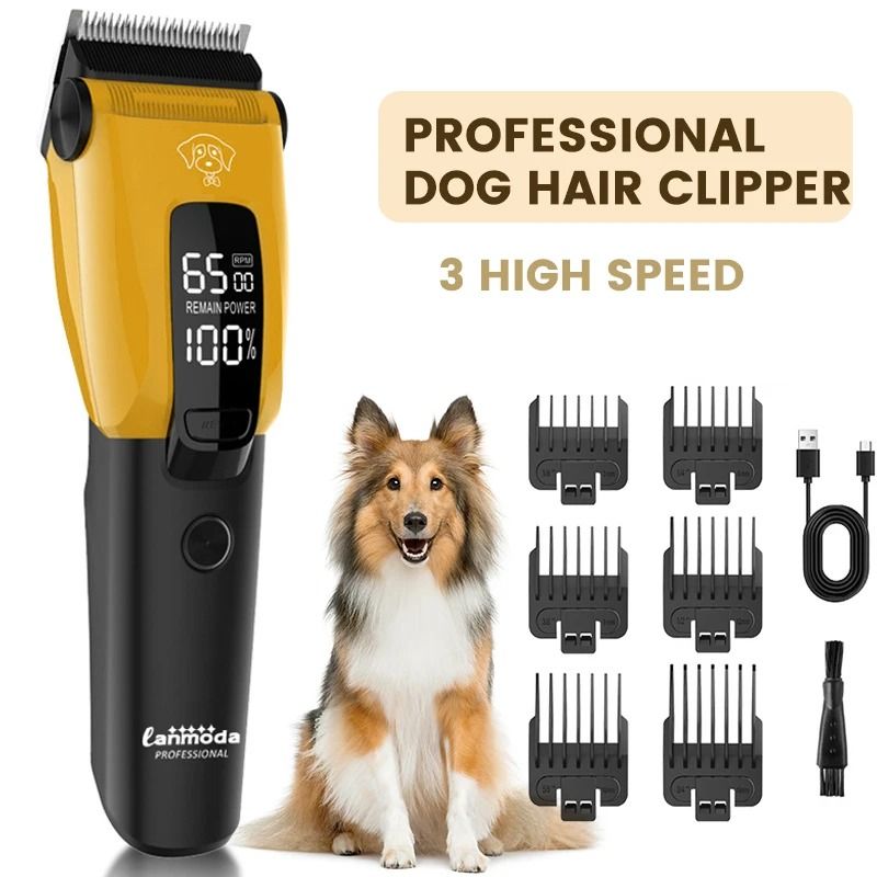 Professional Pet Hair Clipper Rechargeable Type C Dog And Cat Grooming Trimmer 0