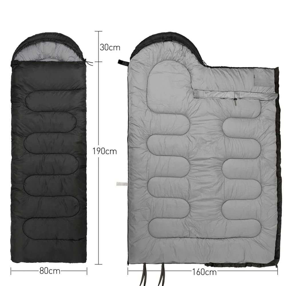 Lightweight 4 Season Camping Sleeping Bag Warm Mummy Style Outdoor Travel Blanket 5