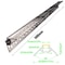 Aluminum LED Strip Light Profile 50x22mm Recessed Mount Channel For Ceiling And Wall Decoration 2