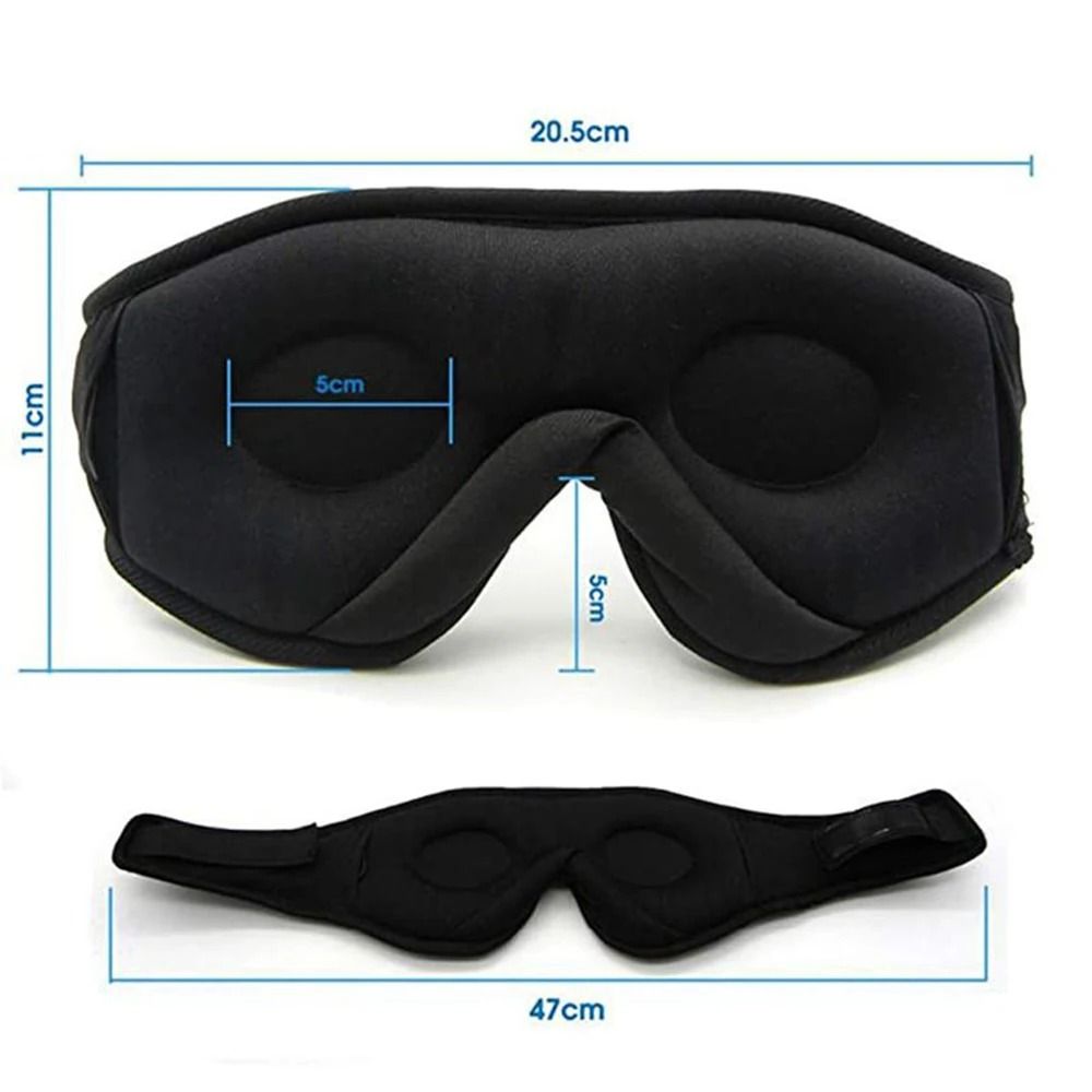 Bluetooth Sleep Mask With Builtin Headphones  3D Memory Foam Eye Mask And HD Music Headset For Slee 1
