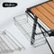 Outdoor Folding Aluminum Table Storage Rack IGT Side Expansion Hanger With Mesh Basket For Camping 3