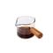 Glass Measuring Cup With Wooden Handle 75ml Espresso Shot Cup And Milk Measuring Mug For Coffee An 7