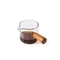 Glass Measuring Cup With Wooden Handle 75ml Espresso Shot Cup And Milk Measuring Mug For Coffee An 8