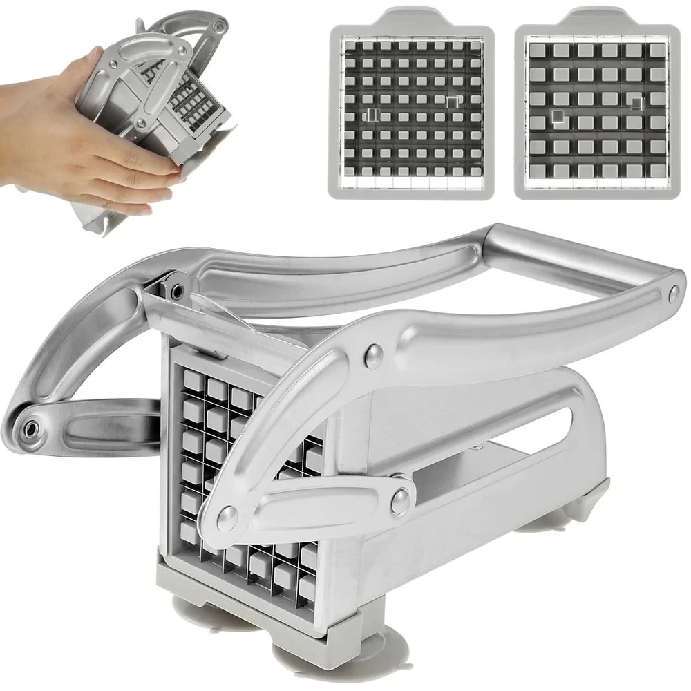 Stainless Steel Manual Potato Cutter French Fries Slicer And Vegetable Chopper For Home Kitchen 6