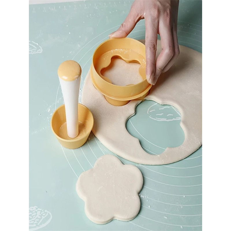 Mini Tart Shell Mold And Pastry Tamper Set NonStick Plastic Tart Maker For Cookies Cupcakes And De 2