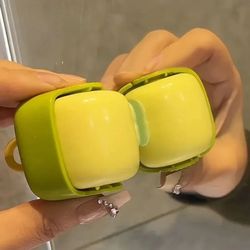 mini reusable lint roller – washable pet hair and dust remover for clothes, furniture, and car interiors