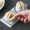 2in1 Stainless Steel Egg Cutter Multifunctional Kitchen Tool With Durable Wire Slicer And Hanging 0