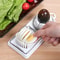 2in1 Stainless Steel Egg Cutter Multifunctional Kitchen Tool With Durable Wire Slicer And Hanging 1