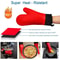 Professional Heat Resistant Oven Gloves NonSlip Silicone BBQ Mitts With Soft Inner Lining For Cook 0