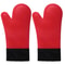 Professional Heat Resistant Oven Gloves NonSlip Silicone BBQ Mitts With Soft Inner Lining For Cook 6