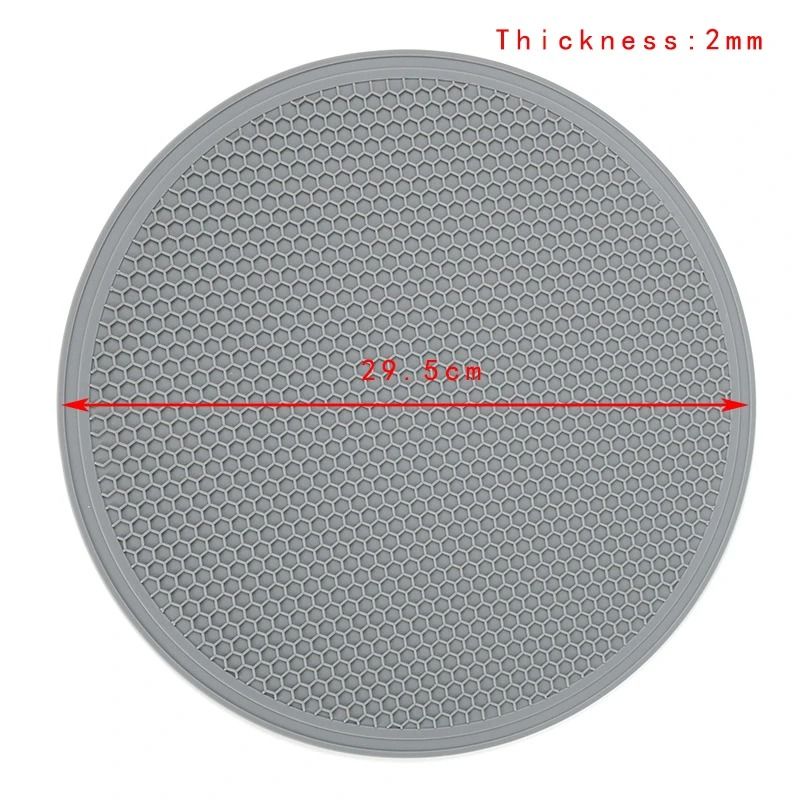 Large Silicone Heat Resistant Placemat 118 Inch Non Slip Table Mat For Pots Cups And Dishes 6