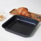 75 Inch Square Non Stick Baking Tray Carbon Steel Cake Bread Toast Pan 0