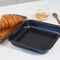 75 Inch Square Non Stick Baking Tray Carbon Steel Cake Bread Toast Pan 1