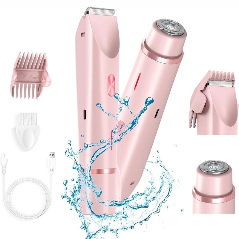 Electric Razor For Women Painless 2 In 1 Body And Facial Hair Remover 1