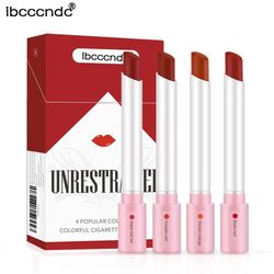 long lasting waterproof matte lipstick set 4 piece transparent finish