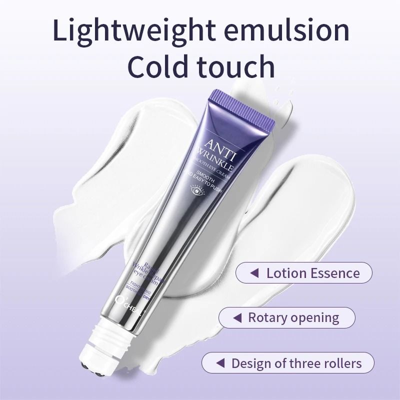 Anti Wrinkle And Dark Circle Eye Cream Roller Massager With Hyaluronic Acid 6