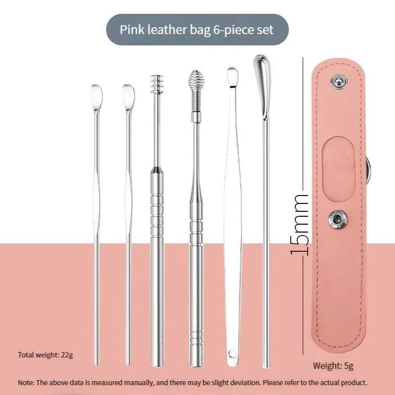 Stainless Steel Ear Cleaning Kit 12