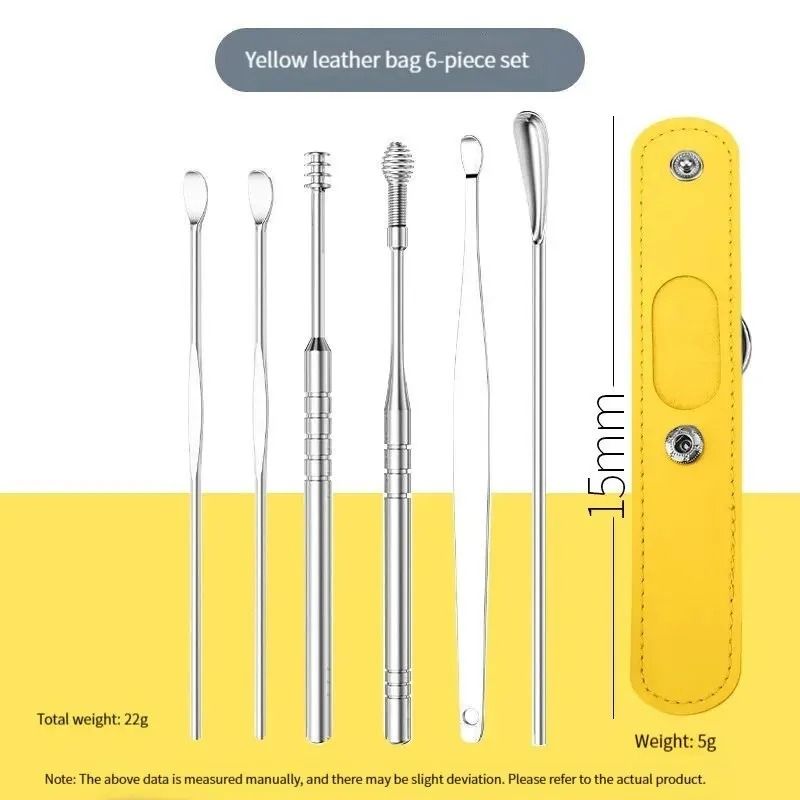 Stainless Steel Ear Cleaning Kit 6