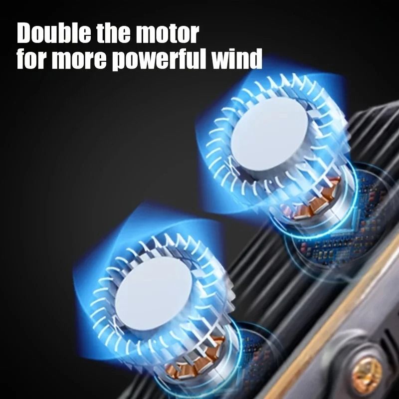 Portable Air Cooling Fan With Dual Motor 4