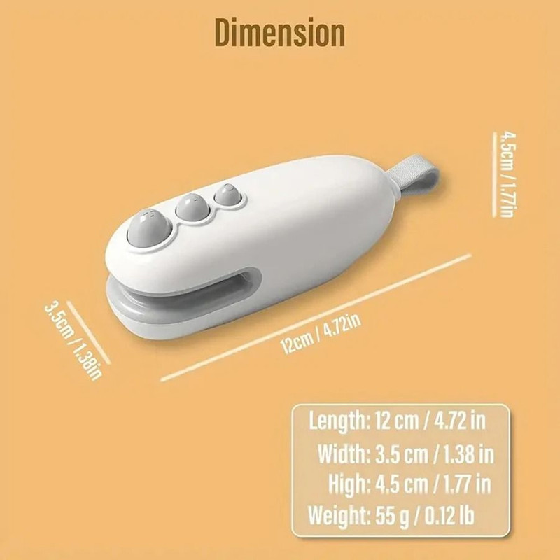 Mini Bag Sealing Machine Rechargeable Portable Sealer 1