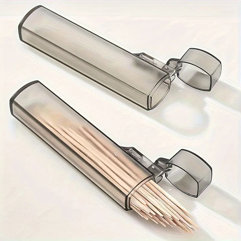 Portable Plastic Toothpick Case 2