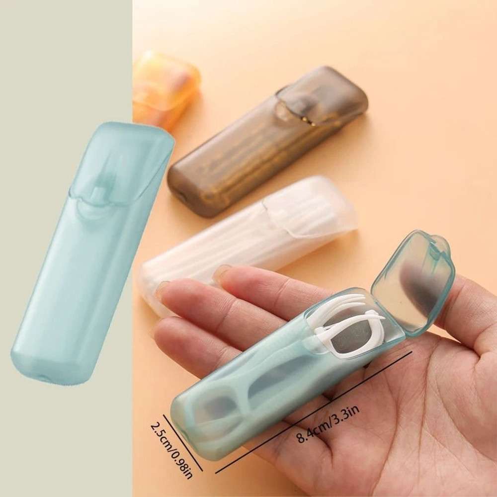 Portable Plastic Toothpick Case 14
