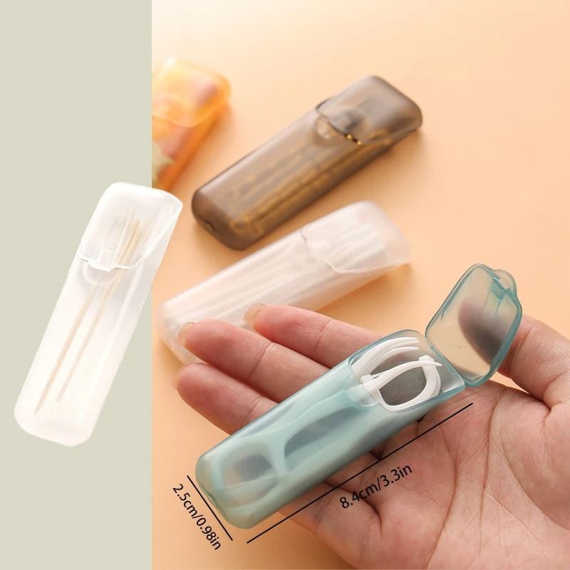 Portable Plastic Toothpick Case 15