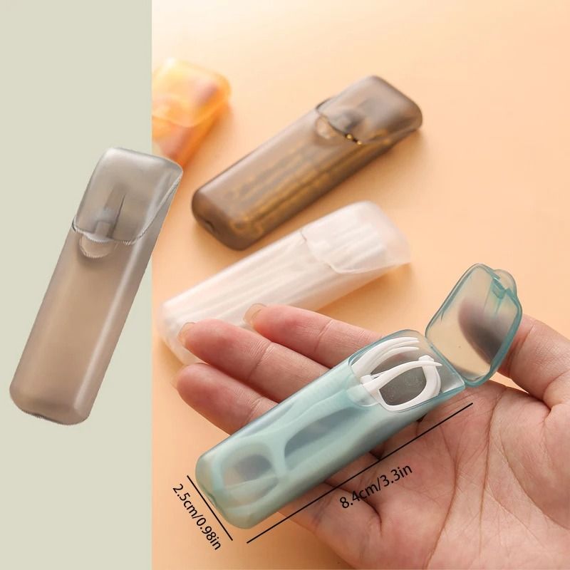 Portable Plastic Toothpick Case 16