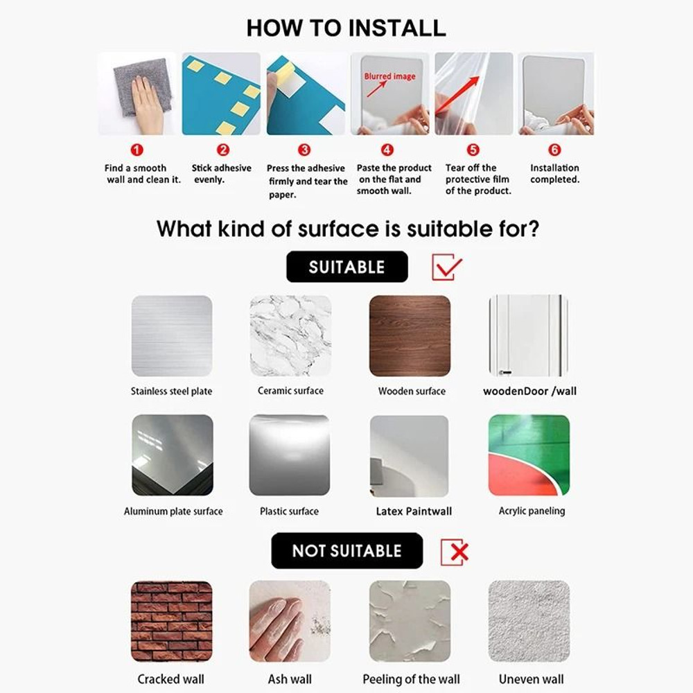 45pcs Mirror Wall Sticker Hexagon Wall Art Sticker DIY Decorative Tiles 2