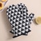 2pcs Heat Insulating Oven Gloves Anti Scald Baking And Microwave Mitts 8