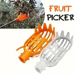 lightweight polypropylene fruit picker for garden harvesting