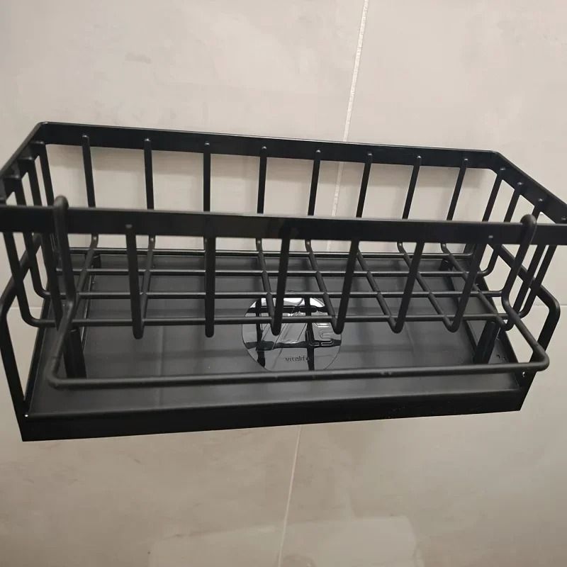 Drill Free Sink Organizer And Multi Use Sponge Holder 5