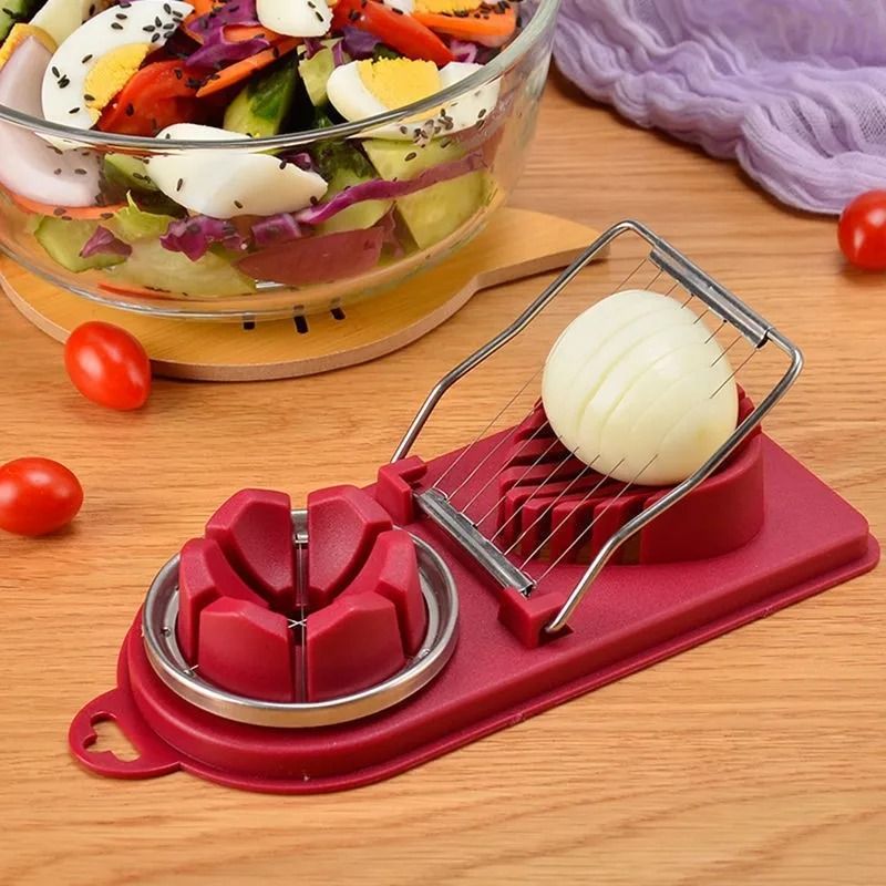 Multifunctional Stainless Steel Egg Cutter And Slicer 2