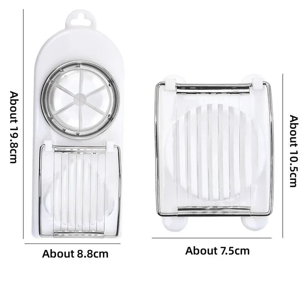 Multifunctional Stainless Steel Egg Cutter And Slicer 6