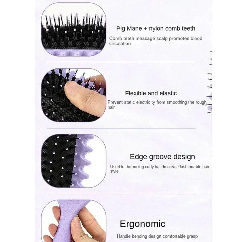 Curly Hair Styling And Detangling Brush 2