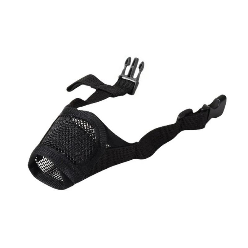Adjustable Mesh Dog Muzzle  Breathable AntiBarking And AntiBiting Pet Mouth Cover 6