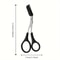 Stainless Steel Eyebrow Trimming Scissors With Comb For Precise Eyebrow Shaping 5